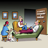 Cartoon: Multitasking (small) by toons tagged podiatry,podiatrist,feet,multitasking,foot,care,toes