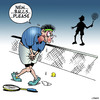 Cartoon: New balls (small) by toons tagged tennis,balls,testicles