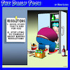 Cartoon: New years resolution (small) by toons tagged resolutions,new,year,alcohol,unhealthy,lifestyles