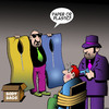 Cartoon: Paper or plastic (small) by toons tagged mafia,gagngsters,body,bags,execution,hit,man,environmentally,friendly,paper,or,plastic,criminals