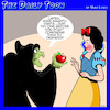 Cartoon: Poison apple (small) by toons tagged comparing,apples,to,oranges,wicked,witch,snow,white