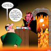 Cartoon: Politician in hell (small) by toons tagged politicans,hell,professions,devil,lawyers,premium,upgrade