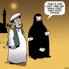Cartoon: Post office (small) by toons tagged burka,burqa,post,office,snail,mail