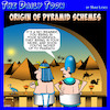 Cartoon: Pyramid schemes (small) by toons tagged ponzi,scheme,pyramid,egypt,pyramids,scams
