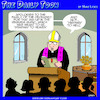 Cartoon: Requiem music (small) by toons tagged funeral,dirge,mixup,stairway,to,heaven,highway,hell