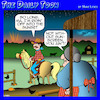 Cartoon: Ride into the sunset (small) by toons tagged cowboys,wild,west