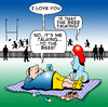 Cartoon: Rugby love (small) by toons tagged love,rugby,beer,marriage,sport