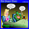 Cartoon: Saint Patricks day (small) by toons tagged fifty,shades,leprechauns,st,patrick,kinky,greeting,cards