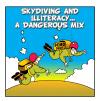 Cartoon: skydiving (small) by toons tagged skydiing,paracuting,flying,illiteracy