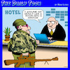 Cartoon: Sniper (small) by toons tagged snipers,hotel,room,with,view,windows