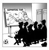Cartoon: supporters tour (small) by toons tagged football soccer supporters pubs beer