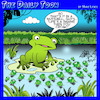 Cartoon: Tadpoles cartoon (small) by toons tagged frogs,tadpoles,croaking,swamp