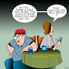 Cartoon: Talk too much (small) by toons tagged talkative,gossip,conversation,yapping,rabbiting,on