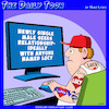 Cartoon: Tattoos (small) by toons tagged love,tattoos,old,girlfriends,tattoo,removal