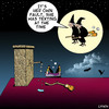 Cartoon: Texting (small) by toons tagged texting,social,media,witches,facebook,witchcraft,bats,broomsticks,sms,mobile,phones,while,driving