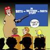 Cartoon: thats it (small) by toons tagged life,death,education,birth,children,teachers,university,learning,meaning,of,ageing