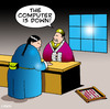 Cartoon: the abacus (small) by toons tagged abacus computer calculator counting business money tech support