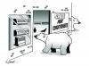Cartoon: The big air con (small) by toons tagged polar,bears,arctic,environment,ecology,greenhouse,gases,pollution,earth,day,