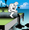 Cartoon: The Procrastinator (small) by toons tagged the,tinker,procrastination,oil,spill