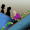 Cartoon: The Salmon run (small) by toons tagged salmon escalators run fish sporning