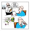 Cartoon: tossed salad (small) by toons tagged tossed salad food restaurants waiters cafe wine