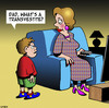 Cartoon: Transvestite (small) by toons tagged cross,dresser,transvestite,gay,homosexual,fatherhood