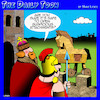 Cartoon: Trojan horse (small) by toons tagged email,attachments,trojan,virus,greeks,bearing,gifts