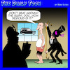 Cartoon: Undertaker (small) by toons tagged undertakers,hearse,coffin,diagnosis