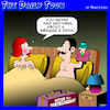 Cartoon: Ventriloquist (small) by toons tagged menage,trois,threesome,open,marriage,hand,puppet