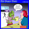 Cartoon: Zombies (small) by toons tagged zombie,brains,cafe,menu