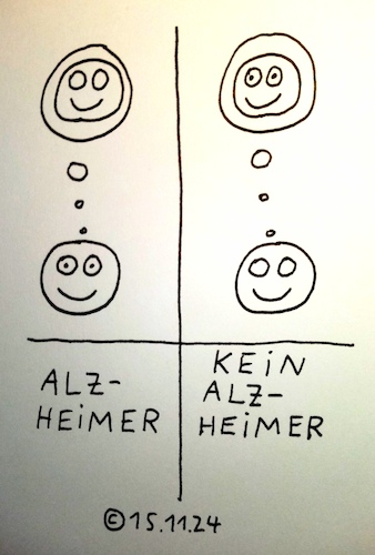 Cartoon: Alzheimer (medium) by Müller tagged alzheimer,demenz,dementia