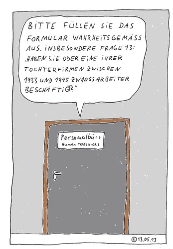 Cartoon: Bewerbergespräch (medium) by Müller tagged einstellungsgespräch,job,arbeitsvertrag,personalbüro