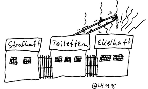 Cartoon: Ekelhaft (medium) by Müller tagged ekelhaft,haft,gefängnis,knast,strafanstalt