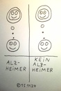 Cartoon: Alzheimer (small) by Müller tagged alzheimer,demenz,dementia