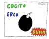 Cartoon: cogito (small) by Müller tagged cogito,ergo,sum