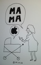 Cartoon: MA MA (small) by Müller tagged mama,apple