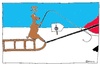 Cartoon: Pol (small) by Müller tagged pol,pole,nordpol,northpole,peitsche,whip,weihnachtsmann,santa,santaclaus