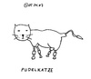 Cartoon: Pudelkatze (small) by Müller tagged pudel,schur,katze
