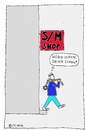 Cartoon: SM-Shop (small) by Müller tagged sm,sadomaso,sex,smshop