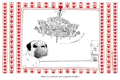 Cartoon: Mops Uri (medium) by Mops royal tagged mops,pug,dog,pet,hund,tiere