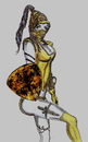 Cartoon: CITRINE THE WARRIOR (small) by Toonstalk tagged citrine,gemstone,birthstone,november,mineral,quartz,warrior,shield,silent,killer,focus,harmony