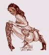 Cartoon: LEATHER AND LACE (small) by Toonstalk tagged sexy,pinup,leather,lace,boots,sm,sensual,models