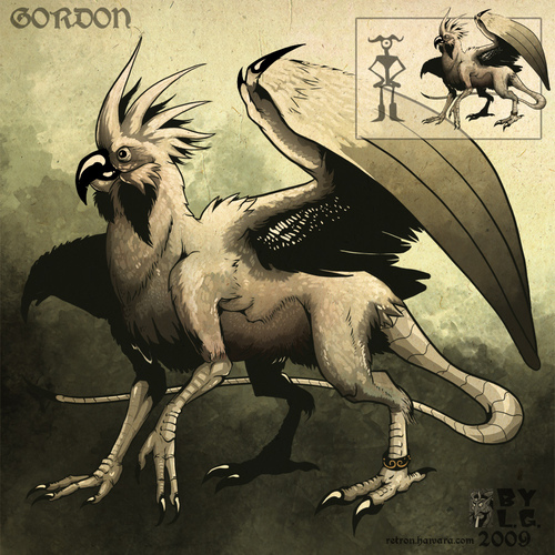 Cartoon: Gordon (medium) by Garvals tagged parrot,monster