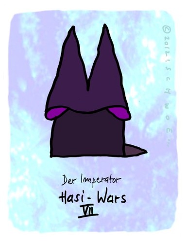 Cartoon: Hasi 72 (medium) by schwoe tagged hasi,hase,starwars,impertaor,kanzler,palpartine,kapuze