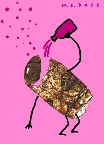 Cartoon: TrinkDose (medium) by schwoe tagged dose,dosenpfand,recykling,trinken,saufen,kater,msdos