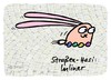 Cartoon: Hasi 54 (small) by schwoe tagged hasi,hase,schnell,inliner,fahren