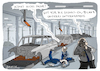 Cartoon: CO2-Bilanz (small) by H Mercker tagged autobauer,dieselskandal,diesel,auto,autohersteller,audi,vw,porsche,daimler,bmw,fließband,herstellung,abgasskandal,dieselgate,co2,tagesaktuell,cartoon,kartell