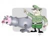 Cartoon: Gripe porcina (small) by Luiso tagged pig