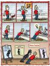 Cartoon: Michael JAckson cartoon (small) by corne tagged comic,strip,michael,jackson,how,learn,dance,his,moon,walk