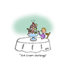 Cartoon: Ice Cream Challenge (small) by piro tagged ice cream challenge bucket